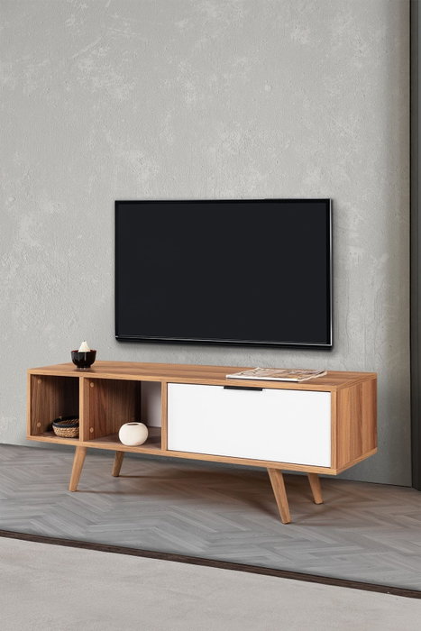 Hanah Home Venüs 3344 Soporte para TV Nogal y Blanco Hanah Home Venüs 3344 Soporte para TV Nogal y Blanco